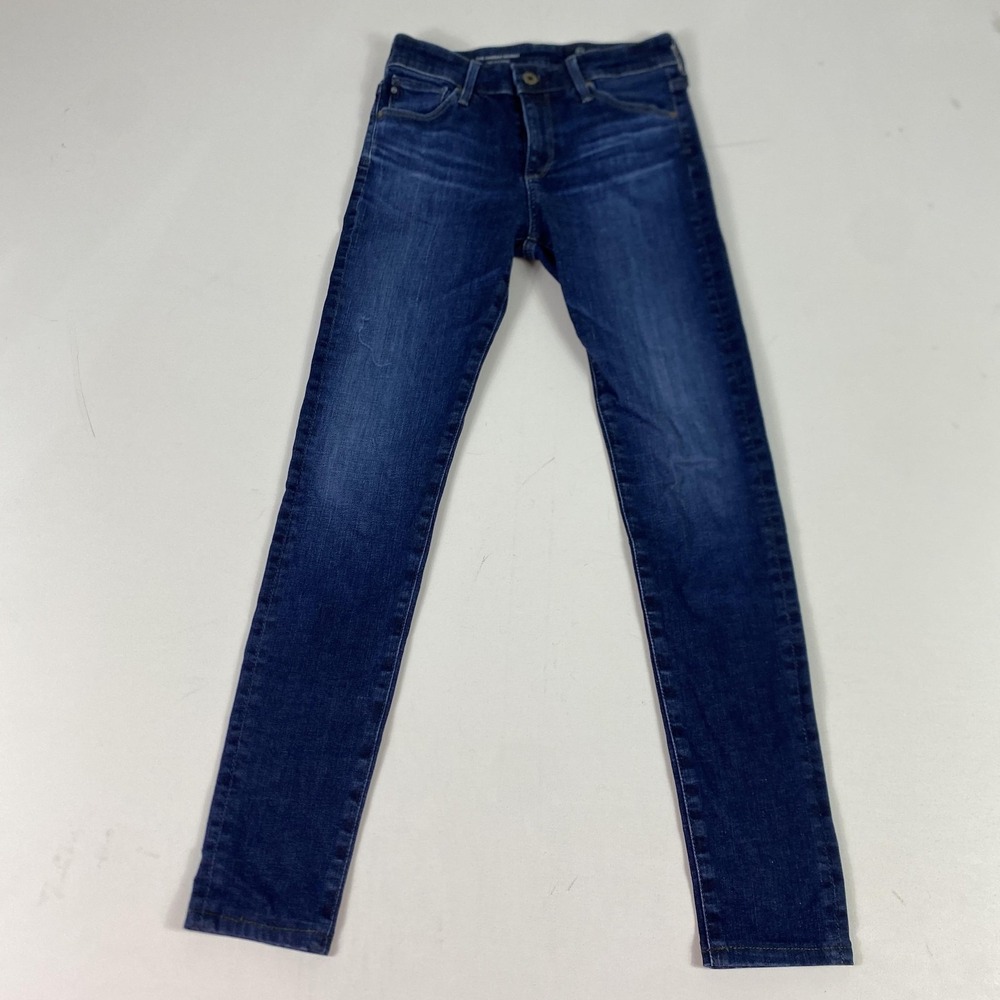 AG Adriano Goldschmied Farrah Skinny Jeans Womens 25R Blue Wash Stretch Denim